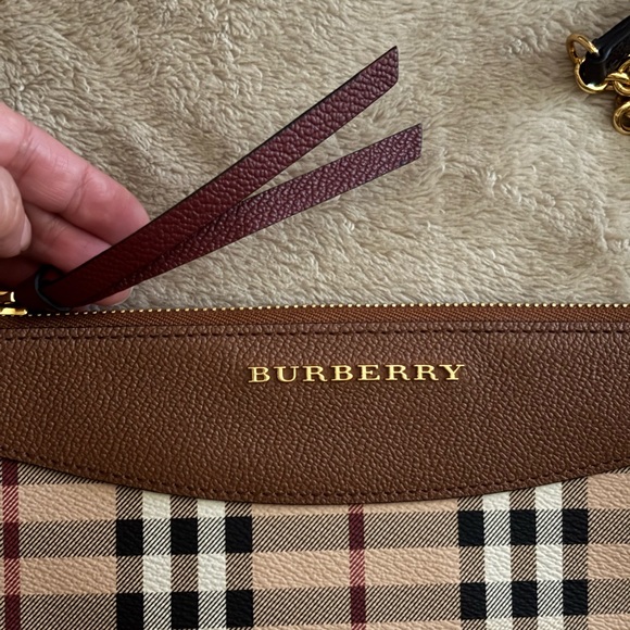 Burberry Hymarket Harris Crossbody Bag - Picture 8 of 14